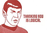 Thanking is logical.