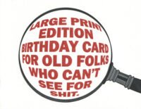 Large Print Edition Birthday