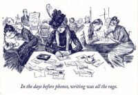 Writing was all the rage