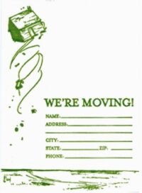 We're Moving Tornado (pack of 6)