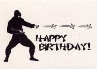 Ninja Birthday Attack
